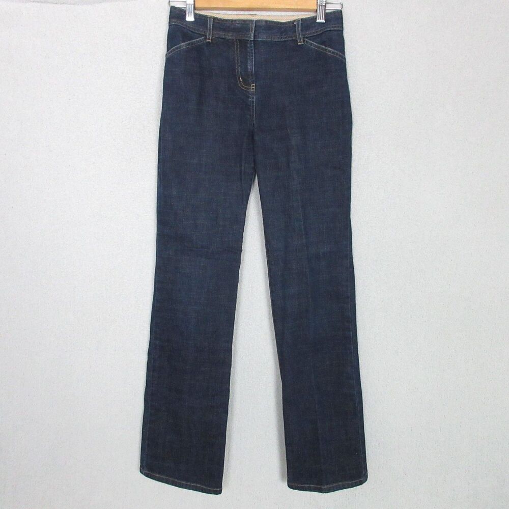 Ann Taylor Jeans Womens 0 Dark Rinse Stretch‎ Straight Leg Denim Hong Kong